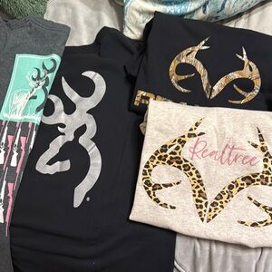 Realtree and Browning Short Sleeve Tees